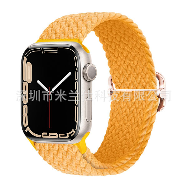 Klockarmband för Apple Watch iWatch 38/40/41/42mm-S10 54 Majsbeige