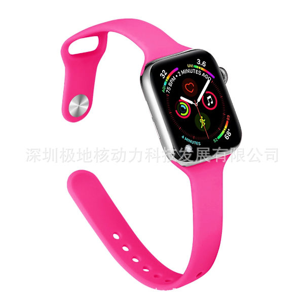 Klockarmband för Apple Watch iWatch 38/40/41mm Barbie Rosa