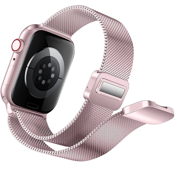 Klockarmband för Apple Watch iWatch 38/40/41/42mm universal rosrosa