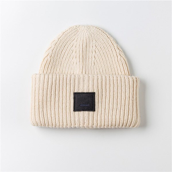 Ny simpel beanie damehat vinter kold og varm uldhat Goros dame AC hat Navy2
