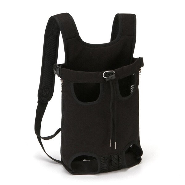 Højkvalitets Kæledyrstaske Rygsæk Foldbar Hunde Katte Taske Lærred Denim Taske Til Lille Hund Katte Taske Mode Harnes De Perro Mochila Blue XXL