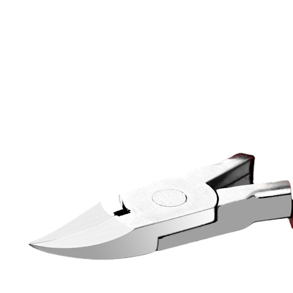 Ruostumattomasta teräksestä valmistetut taivutetut kärkipihdit kynsileikkurit kynsiurapihdit tulehdustyökalusetti sakset kynsienleikkurit S15 pliers-Red-3-piece set [PP bag]]