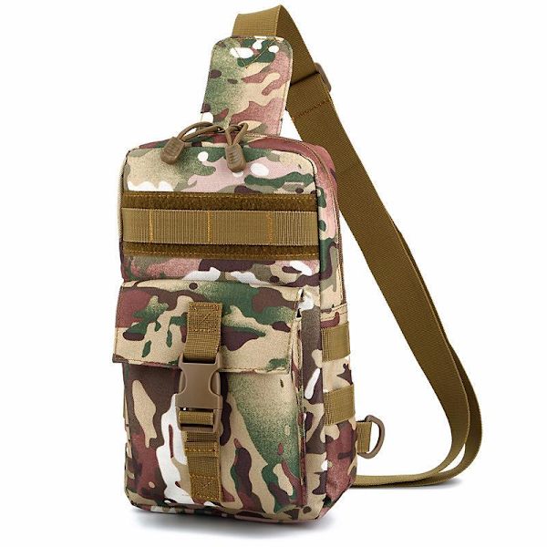Kestävä urheilullinen olkalaukku kiipeilyyn Army Green