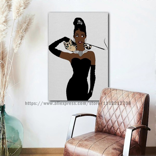 Beyonce juliste koristeellinen kangas 24x36 juliste huone baari kahvila sisustus lahja printti taide seinätaide Tyyli-19 40x60cm Ei kehystä Style-19 40x60cm No Frame
