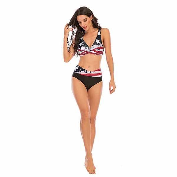 Tyttöjen uimapuku Bikini Split Bikini Naisten seksikäs slim uima-asu Silk color XL
