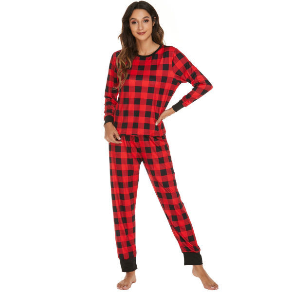 Julpyjamas Matchande familjepyjamas Hemkläder Kostym Pyjamas 8406 M