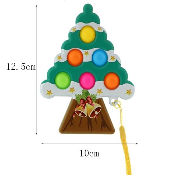 Julgran Tomte snögubbe prydnad god juldekoration till hemmet julprydnad Navidad Natal 1pc random4