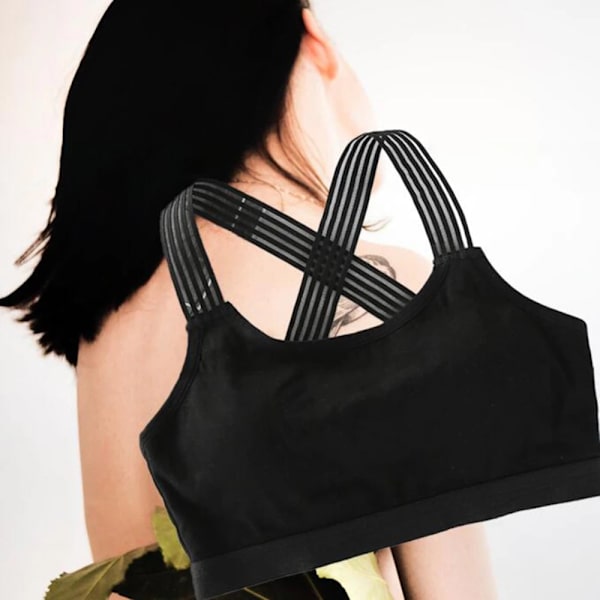 Joogaliivit Iskunkestävät Push Up Urheiluliivit Juoksuun Joogaan Kuntosalille Crop Top Hengittävät Treeniliivit white Free Size