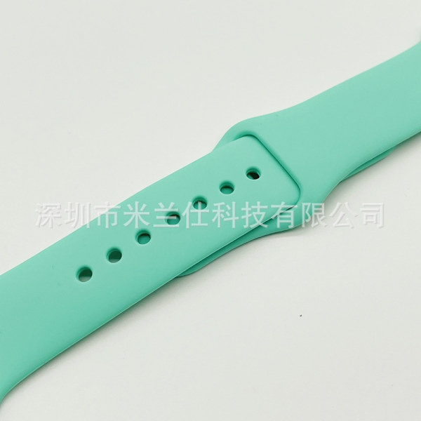 Klockarmband för Apple Watch iWatch 38/40/41/42mm-S10 Förlängd Storlek ML Kod 15 Mintgrön
