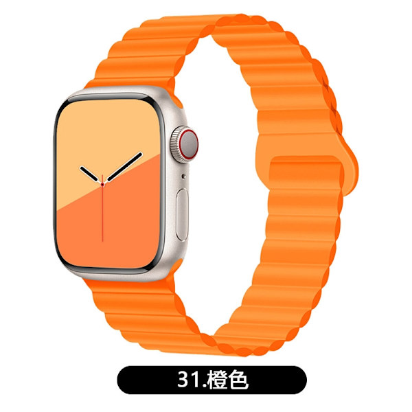 Klockarmband för Apple Watch iWatch för 1-9 generationerna 38/40/41mm 31 orange