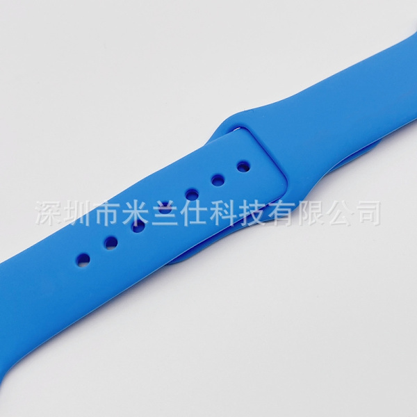 Klockarmband för Apple Watch iWatch 38/40/41/42mm-S10 Förlängd Storlek ML Kod 5 Blå