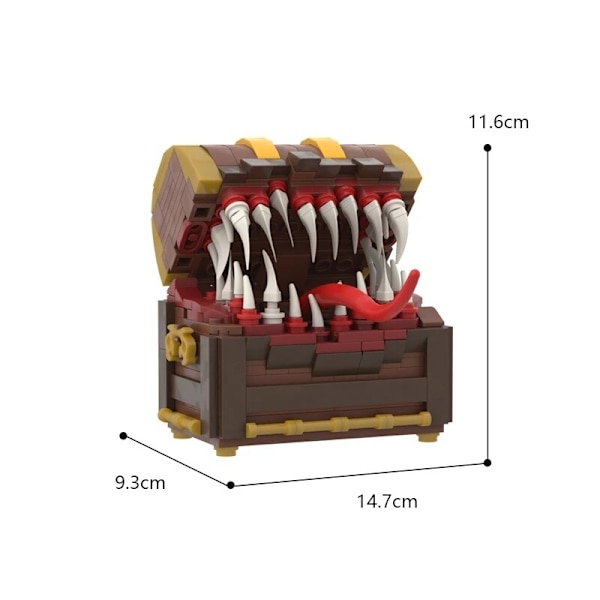 MOC35522 Mailackers Stranger Things 4 Elokuvaa Hahmot Demogorgon Brickheadz Mimics Rintalaatikko Rakennuspalikat Lelut Lapsille Lahjaksi 330PCS-NO BOX