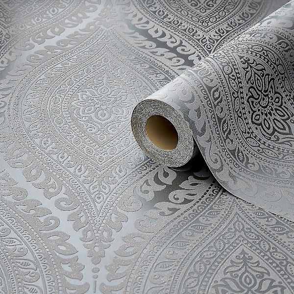 Kismet Damask Glitter Tapet GranDeco