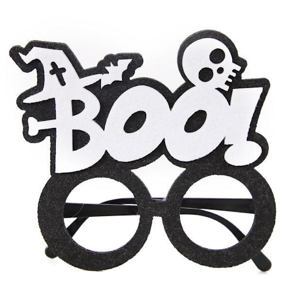 Halloween Dekorasjon Morsomme Briller Festutstyr Fotorekvisitter Filt Halloween Gresskar Briller Multiple eyeballs Average size