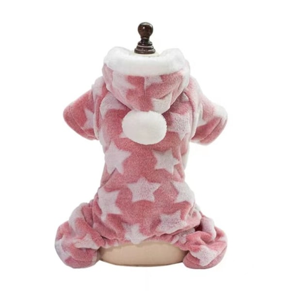 Efterår Vinter Varmt Kæledyr Kat Kostume Til Katte Blød Fleece Hund Kat Tøj Mode Hættetrøje Pullover Sphinx Hårløs Kat Sød Frakke Pink M