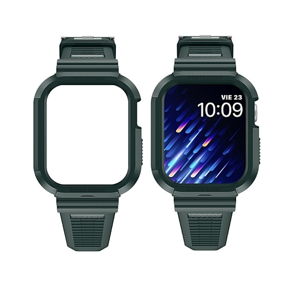 Klockarmband för Apple Watch iWatch 42/44/45mm Armégrön