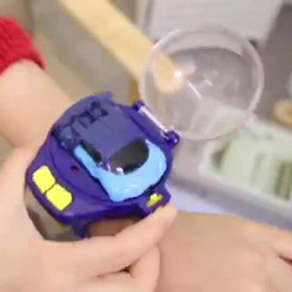 Nyhet Mini Klockstyrd Bil Söt RC Bil Barnspel Interaktiva Leksaker För Pojkar Flicka Födelsedag Julklapp Klocka RC Tank Leksak 06 As photo