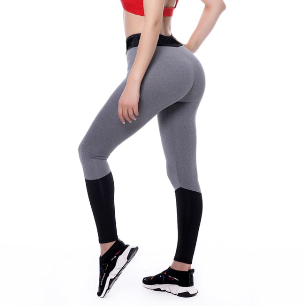 Yoga Bukser Løbebukser Tights Gym Træning Gym Leggings Sport Til Kvinder NB368-GRAY L