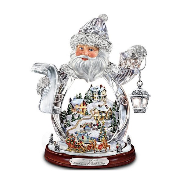 Juletre Vindusklistremerker Roterende Skulptur Togdekorasjon Juledekorasjoner Vinter Hjemmeinnredning 2023 Navidad as picture 20x30cm