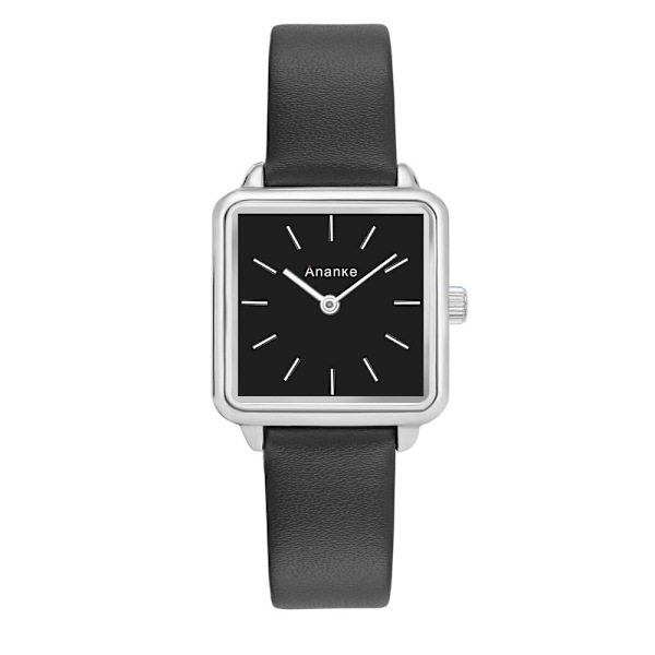 Damklocka Mode Casual Damklocka Japanskt Urverk Läderarmband Vattentät Kvarts Klocka An2512