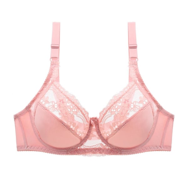 Ohut Plus-kokoinen Bralette Pitsiliivit Naisille Alusvaatteet Seksikäs Rintaliivit Iso Plus-koko Black 80C