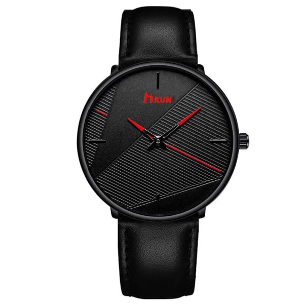 Mesh Armbandsur Modetrend Bälte Quartz Klocka Herr Student Black belt
