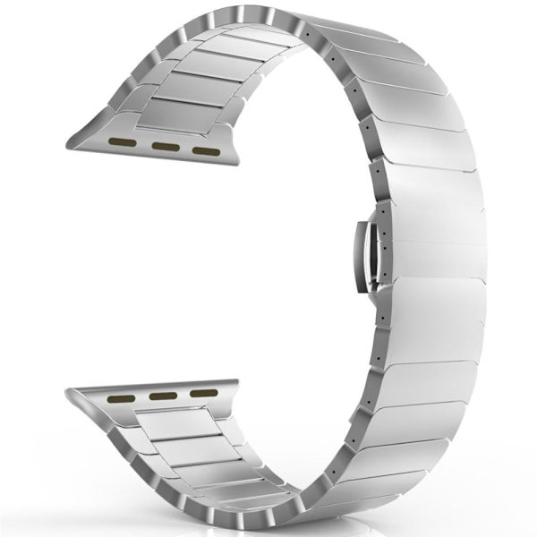 Rostfritt stålarmband för Apple Watch band 44mm 40mm iWatch band 42mm/38mm Fjäril Metallarmband Apple watch serie 5 4 3 se 6 gold 38mm or 40mm