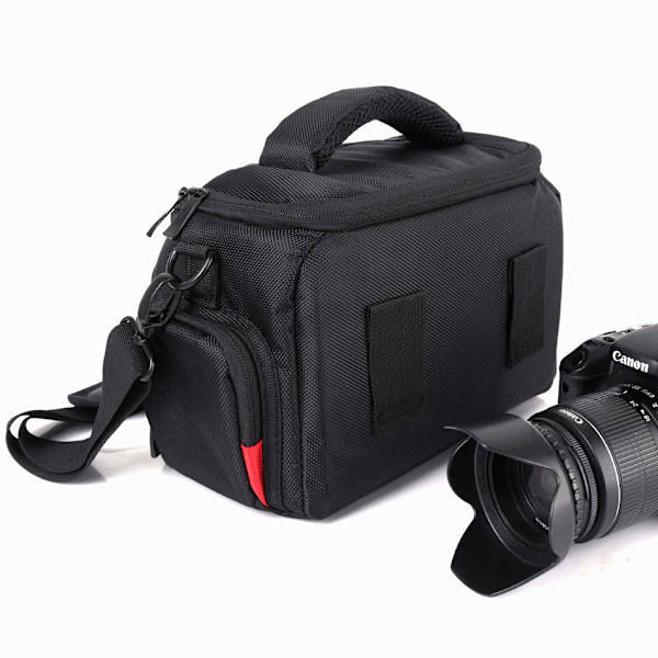 Fotoväska för utomhusbruk för Canon Nikon professionell lins SLR kameraväska Red L