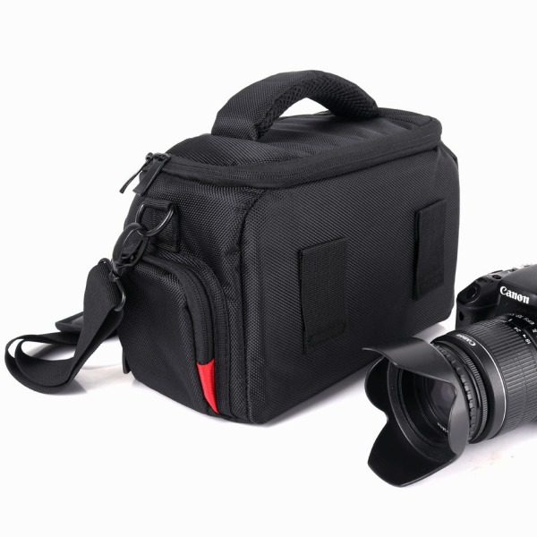 Utomhusfotograferingsväska för Canon Nikon SLR-kameraväska för professionella objektiv Red L