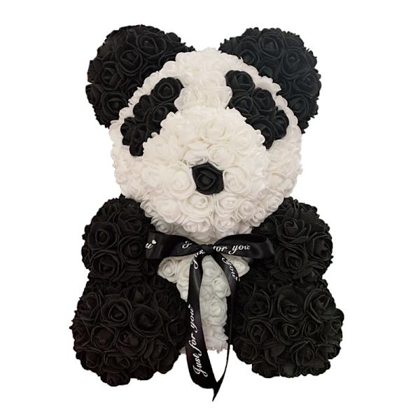 40cm Rosbjörn Hjärta Konstgjord Blomma Ros Nallebjörn För Kvinnor Alla Hjärtans Dag Bröllop Födelsedag Julklapp Panda 40CM