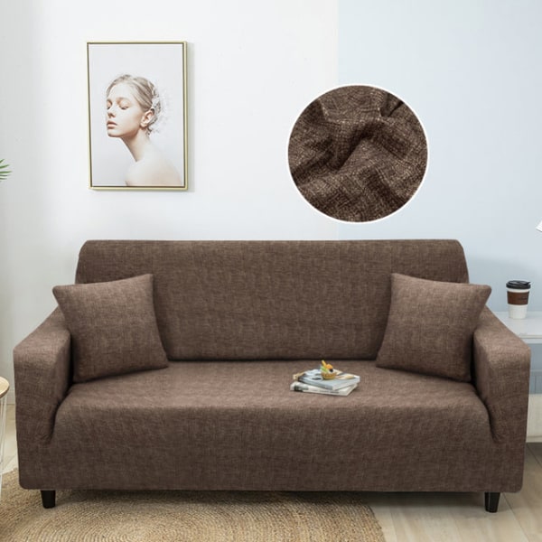 Geometrisk ternet sofabetræk, strækbart sofabetræk til stue, elastisk sofa-stolbetræk, sofahåndklæde 1/2/3/4-personers Pattern 28 4-seater 235-300cm