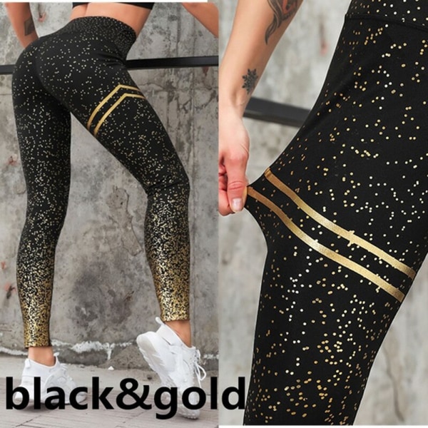 Yoga Bukser Kvinder Høj Talje Trænings Leggings Push Up Gym Tights Løbe Fitness Sports Bukser Mode Pige leggings gray-silver XL