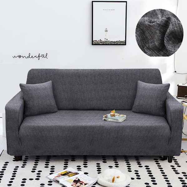Stretch Sofföverdrag Elastiska Allomfattande Möbelskydd för Olika Form Soffa Loveseat Stol L-Form Sofföverdrag colour2 2-seater 145-185cm