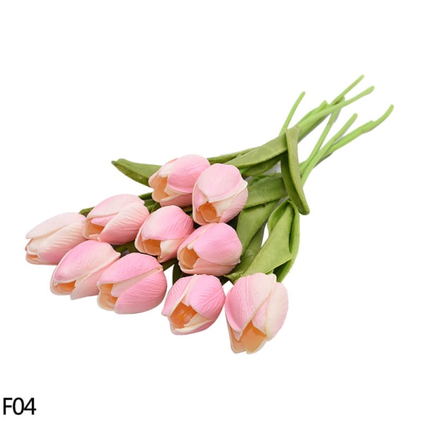 5/10 stk. Tulipan Kunstig Blomst Ekte Berørings Kunstig Bukett Falsk Blomst For Bryllupsfest Dekor Forsyninger Hjem Hage Ornamenter F21 10PCS