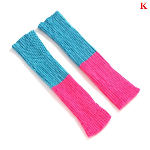 Säärystimet Saappaansuojat Naisille Reidenkorkuiset Lämpimät Neulotut Polvisukat Mustat Jalkojenlämmittimet Naisille Joululahjat K 1 pair  Leg Warmers
