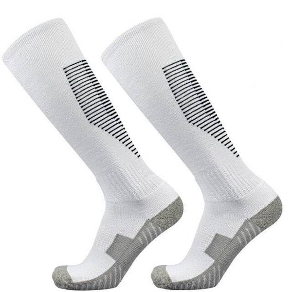 Talviset puuvillaiset lämpöhiihtosukat, paksut pitkät ulkoiluurheilusukat, lämpimänä pitävät pyöräily- ja jalkapallosukat miehille white black EU 39-45