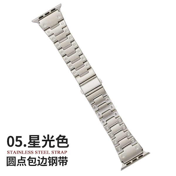 Klockarmband för Apple Watch iWatch för 38-40-41mm 05 Starlight Färg