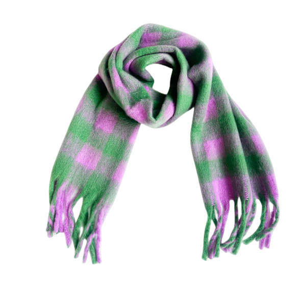 2023 Höst och Vinter Ny rund Garn Förtjockad Sjal Imiterad Mohair Tjock Skägg Qicaigei Halsduk scarfgirl1183SF 230x35cm