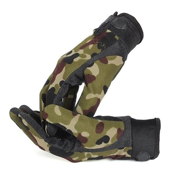 Koko sormen talvikäsineet ulkoiluun, liukueste, kalastus, urheilu, miesten käsineet, pyöräily, hiihto, tuulenpitävät, sotilaalliset taktiskäsineet Camouflage M