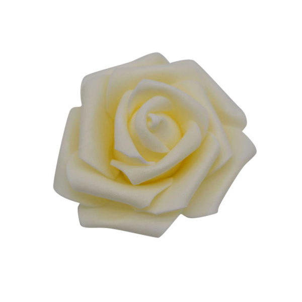 20 st 6 cm Stora PE Skumrosor Konstgjorda Blomhuvuden För Bröllopsfest Dekoration DIY Kransar Hem Dekorativa Hantverksmaterial F05 rose red 30pcs