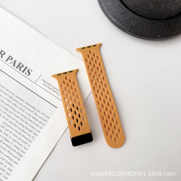 Klockarmband för Apple Watch iWatch 38/40/41mm Officiell Gul
