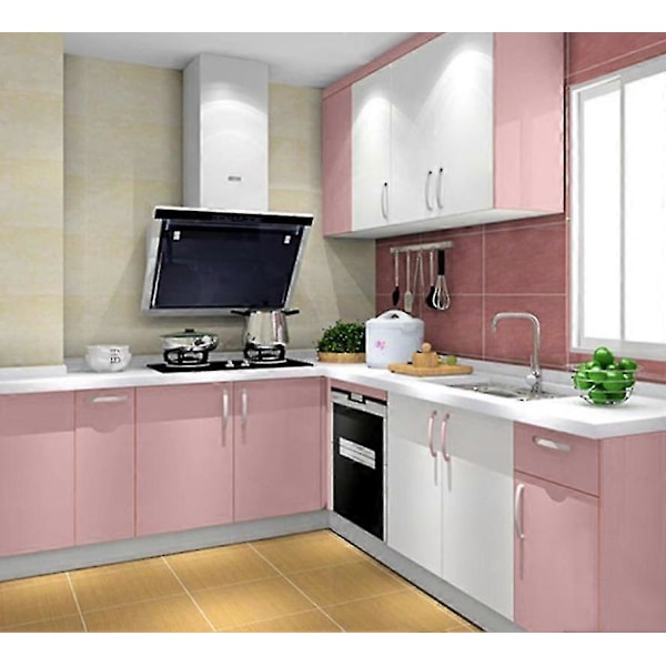 Itseliimautuva, vedenpitävä ja irrotettava vinyylitapetti Matt Pink 40cm x 2m Matt Pink 40cm x 2m