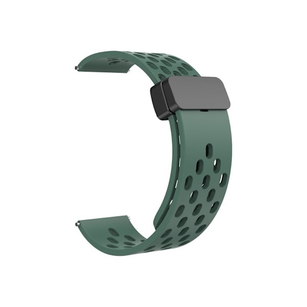 Urrem til Apple Watch iWatch 38/40/41 S10 42mm Fyrrenålegrøn Sort Spænde Opgraderet
