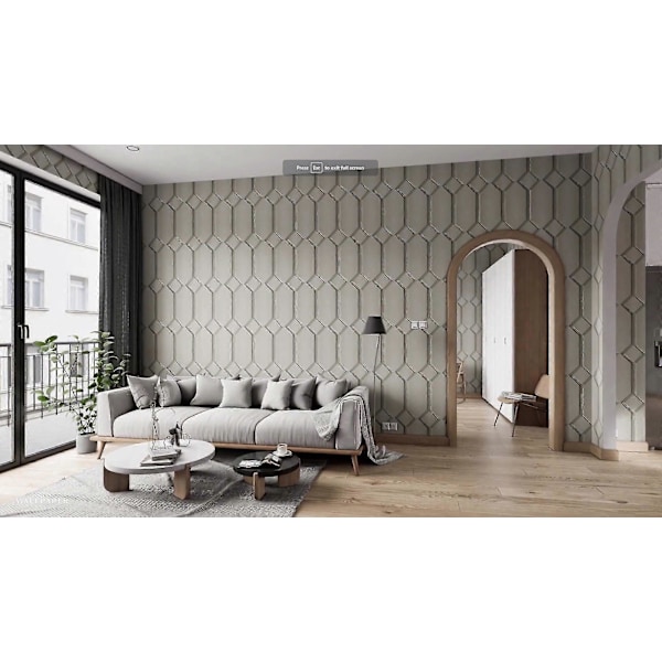 Alessia Panel Vinyltapet Belgravia