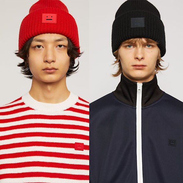 Ny simpel beanie damehat vinter kold og varm uldhat Goros dame AC hat Navy2