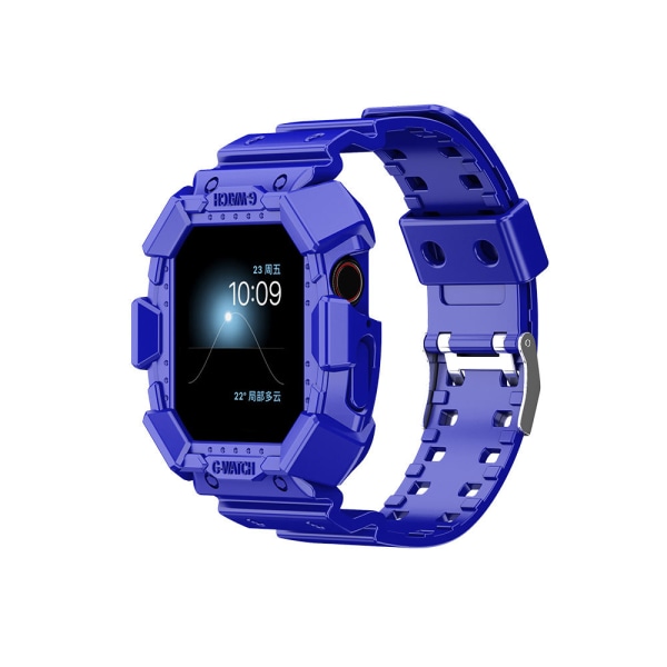 Til Apple Watch iWatch 6/5/4 Urrem Gennemsigtig Faldsikker En Urrem white 42/44mm iWatch