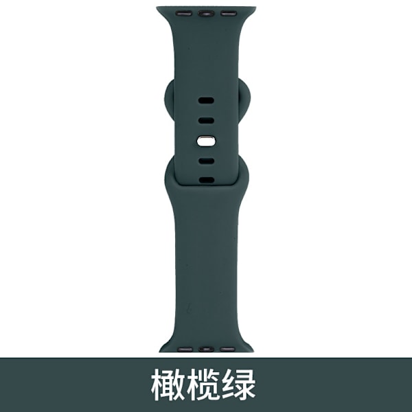 Klockarmband för Apple Watch iWatch 38/40/41/42 S10 ML Olivgrön