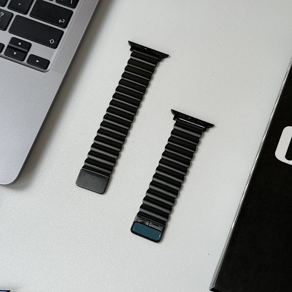 Klockarmband för Apple Watch iWatch 38/40/41 S10 42mm universal svart