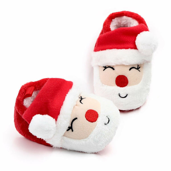 pudcoco Party Jul Baby Bomullsskor Barn Stövlar Pojkar Flickor Baby Söta Tecknade Varma Skor Pojkar Flickor Förtjockning Första Stegen Christmas penguin 12