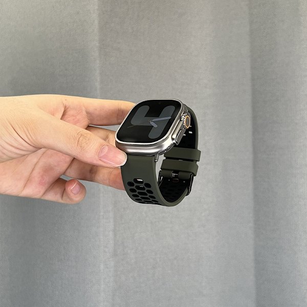 Klockarmband för Apple Watch iWatch Gäller: 42mm S3/2/1 generation Regnskogsgrön